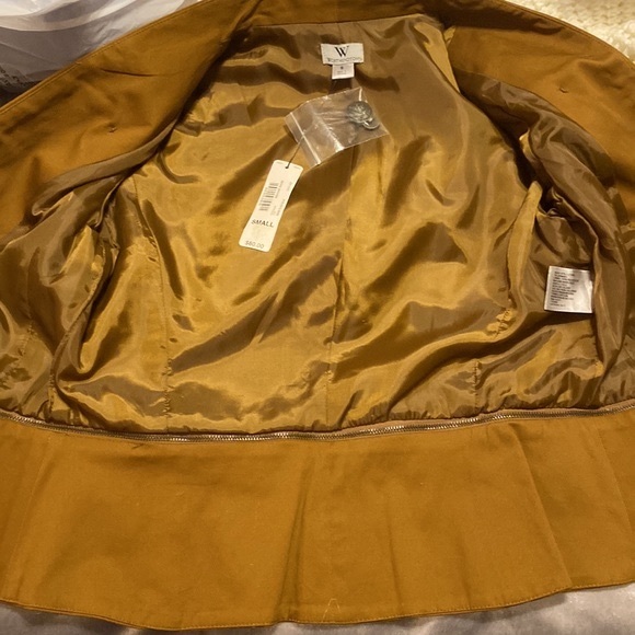 NWT Worthington Womens Short Utility Jacket, Sz. S, Monk Brown - Picture 13 of 13